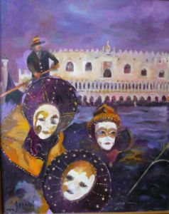 Voir le détail de cette oeuvre: masques de Venise